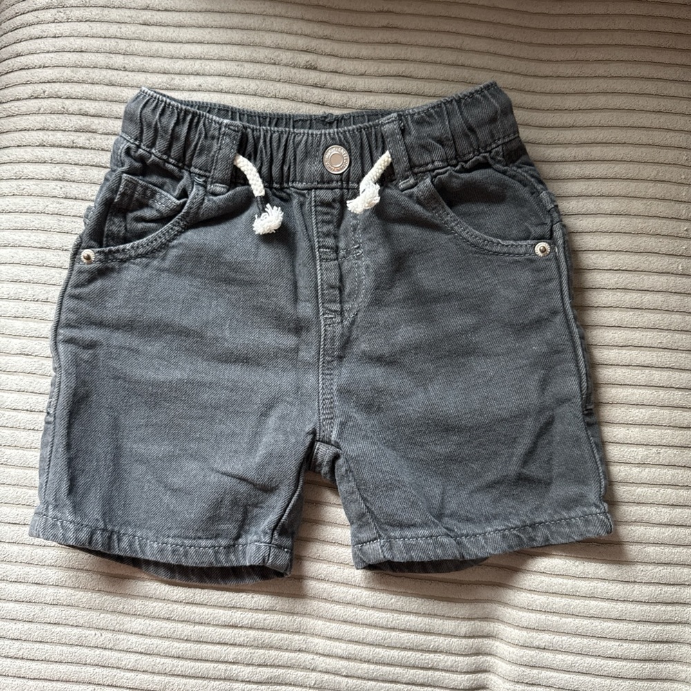 Zara Charcoal Kids Shorts